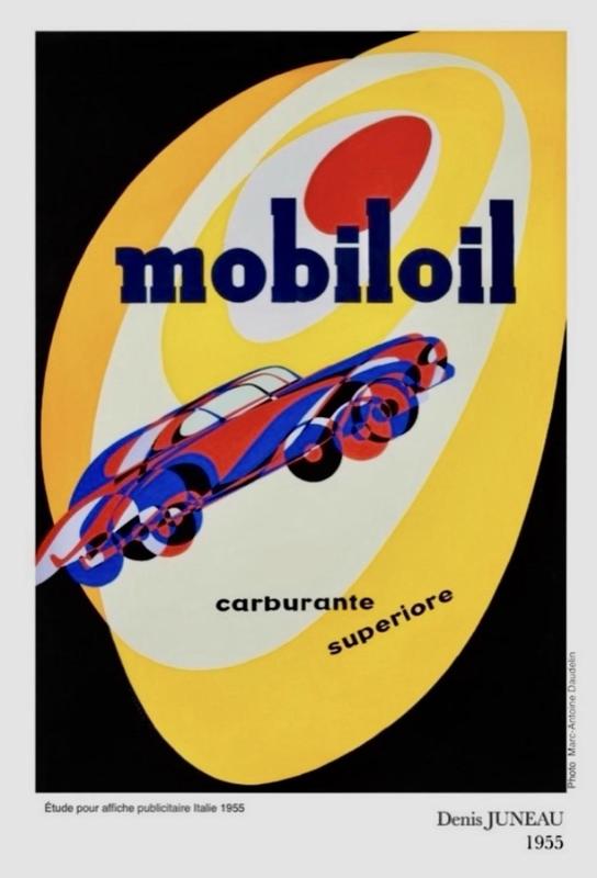 Denis Juneau, mobiloil Poster